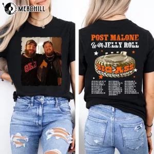 Concert Tour Jelly Roll Post Malone Graphic Tee