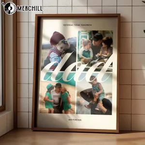 Custom Dad Photo Collage Personalized Father’s Day Gift