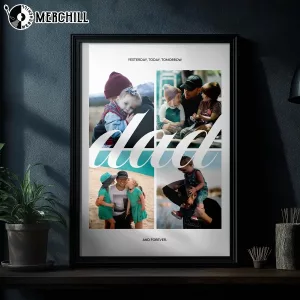 Custom Dad Photo Collage Personalized Father’s Day Gift