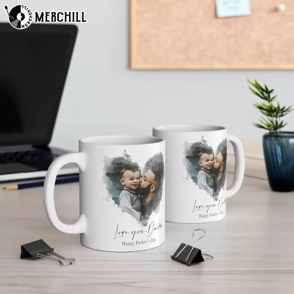 Custom Dad Portrait Mug Gift for Father’s Day