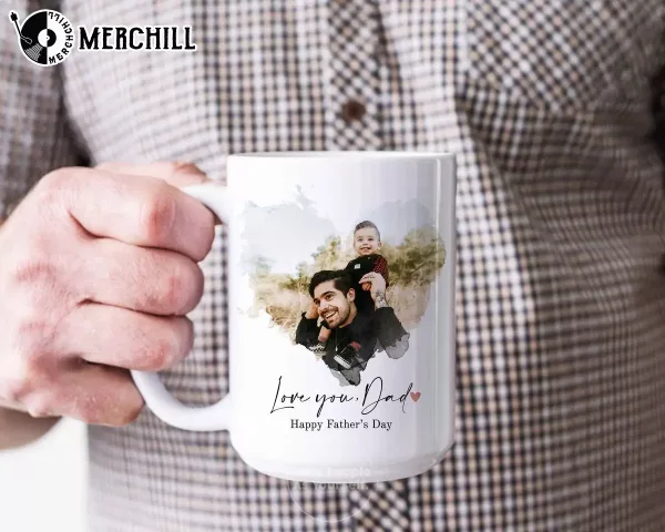 Custom Dad Portrait Mug Gift for Father’s Day