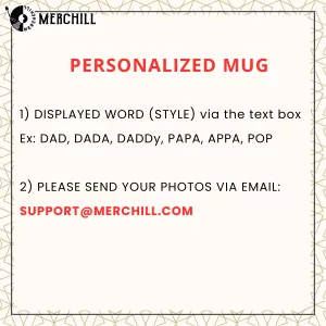 Custom Dad Portrait Mug Gift for Fathers Day 5