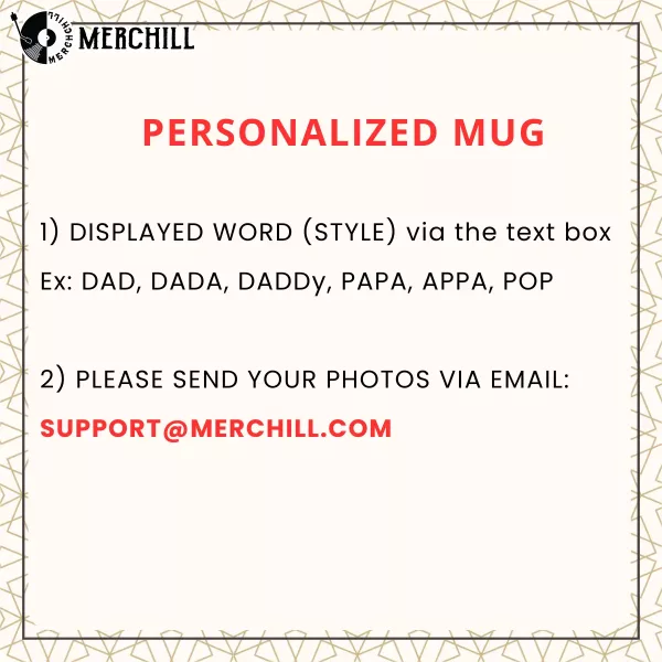 Custom Dad Portrait Mug Gift for Father’s Day