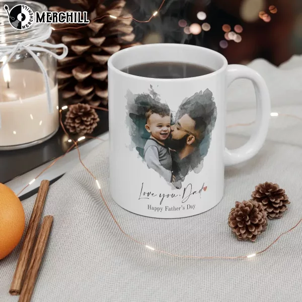 Custom Dad Portrait Mug Gift for Father’s Day