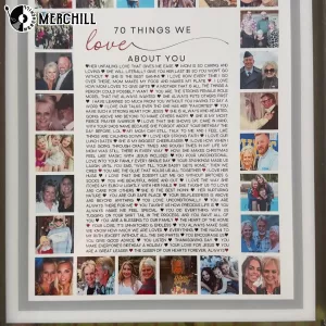 Custom Photo Collage Poster Things About Dad Birthday 4