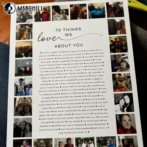 Custom Photo Collage Poster Things About Dad Birthday 6