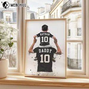 Custom Soccer Gift for Dad Personalized Soccer Print 2 Custom Soccer Gift for Dad Personalized Soccer Print 2