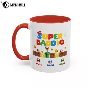 Custom Super Daddio Mug Gift for Fathers Day