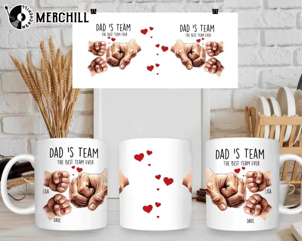 Dad First Bump Mug Custom Gift for Father’s Day