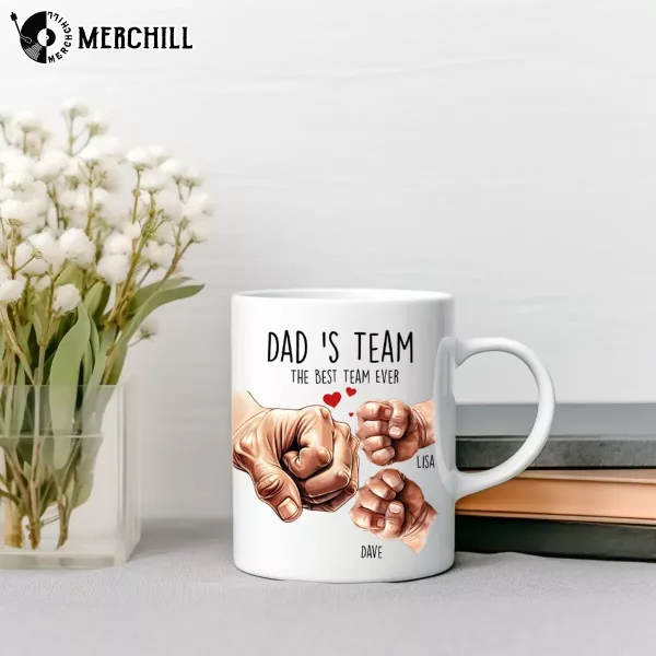 Dad First Bump Mug Custom Gift for Father’s Day