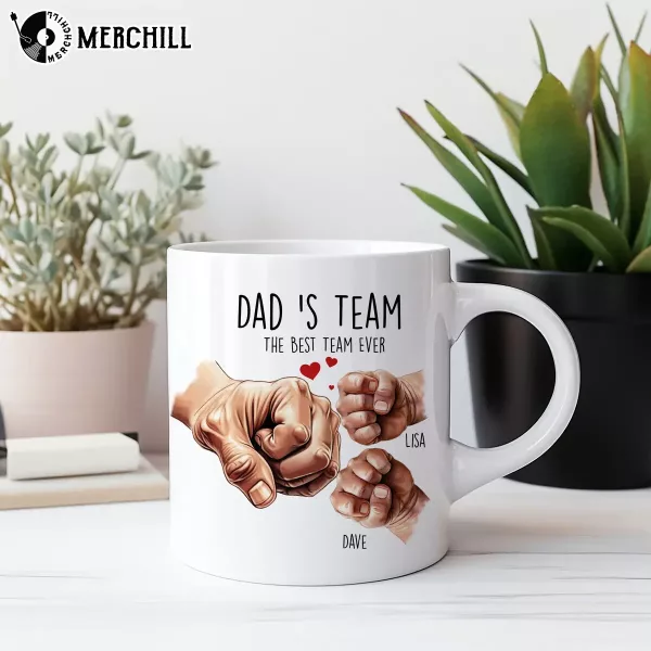 Dad First Bump Mug Custom Gift for Father’s Day