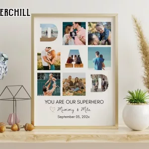 Dad Photo Collage Custom Special Father’s Day Gift