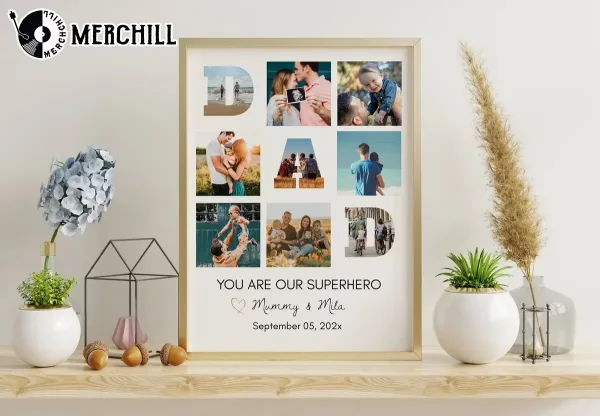 Dad Photo Collage Custom Special Father’s Day Gift