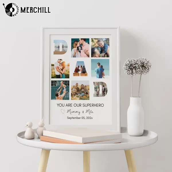 Dad Photo Collage Custom Special Father’s Day Gift