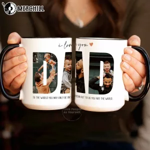 Dad Photo Mug Custom Gift for Fathers Day 2