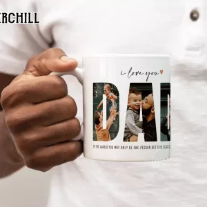 Dad Photo Mug Custom Gift for Fathers Day 4