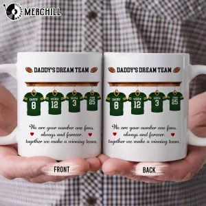 Dads Football Team Mug Custom Gift for Father’s Day