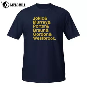 Denver Nuggets Roll Call Graphic Tee Denver Nuggets Gifts Denver Nuggets Roll Call Graphic Tee Denver Nuggets Gifts
