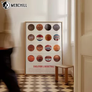 Evolution of the Basketball Poster NBA Basketball Gifts