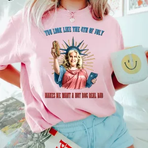 Funny 4th July Hot Dog Lover Shirt Fourth of July Gifts 2