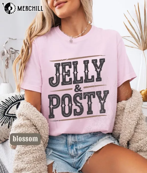 Jelly and Posty Country Music Tour Post Malone Concert Shirt