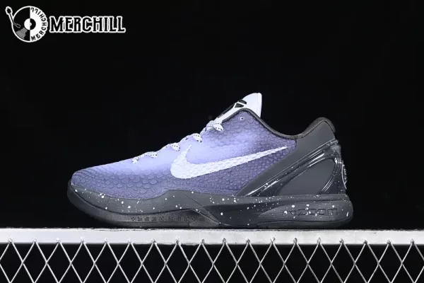 KOBE 6 PROTRO Basketball Sneakers NBA Basketball Gifts – BLACK/LAVENDER MIST – Top Men’s Sneakers for Elite Court Performance