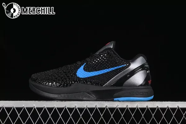 Kobe 6 Protro Basketball Shoes Los Angeles Lakers Gifts – DARK GREY/BLUE GLOW/BLACK/CHALLENGE RED – Top Men’s Sneakers for Elite Court Performance
