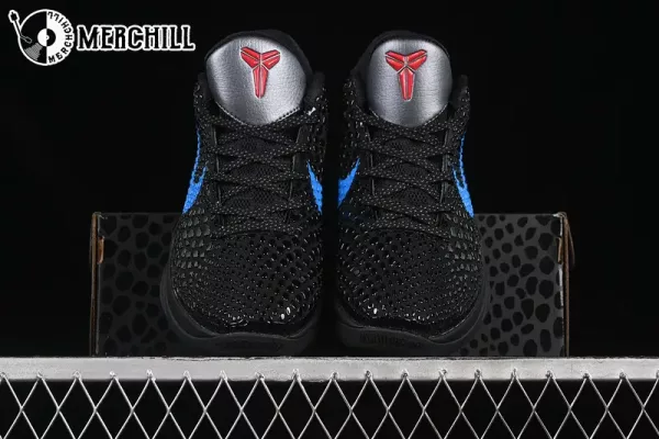 Kobe 6 Protro Basketball Shoes Los Angeles Lakers Gifts – DARK GREY/BLUE GLOW/BLACK/CHALLENGE RED – Top Men’s Sneakers for Elite Court Performance