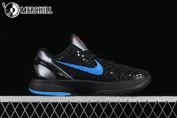 Kobe 6 Protro Basketball Shoes Los Angeles Lakers Gifts – DARK GREY/BLUE GLOW/BLACK/CHALLENGE RED – Top Men’s Sneakers for Elite Court Performance