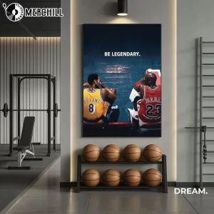 Kobe Bryant & Michael Jordan Poster Los Angeles Lakers Gifts 2 Kobe Bryant & Michael Jordan Poster Los Angeles Lakers Gifts 2