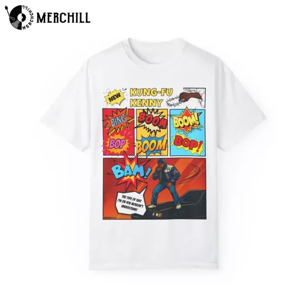 Kung-Fu Kenny Comic Book Shirt Kendrick Lamar Gift Ideas