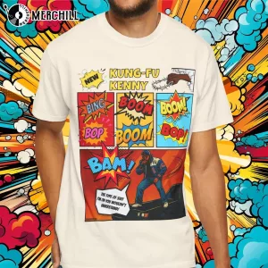 Kung-Fu Kenny Comic Book Shirt Kendrick Lamar Gift Ideas