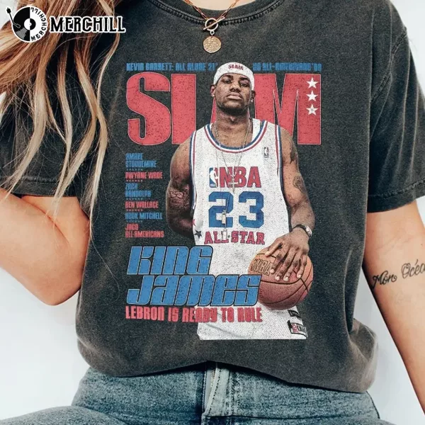 Lebron Basketball Vintage 90s Shirt NBA Basketball Gifts