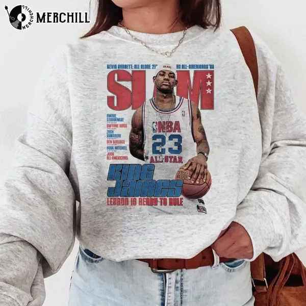 Lebron Basketball Vintage 90s Shirt NBA Basketball Gifts