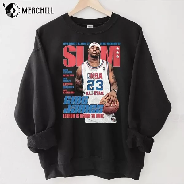 Lebron Basketball Vintage 90s Shirt NBA Basketball Gifts