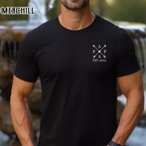 Matching Personalized Dad Baby T Shirt Gift for Fathers Day 4