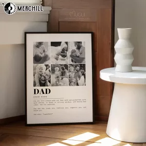 Personalized Dad Definition Photo Collage Heartfelt Father’s Day Poster