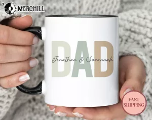 Personalized Dad Mug with Kids Names Custom Fathers Day Gift Personalized Dad Mug with Kids Names Custom Fathers Day Gift