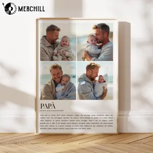 Personalized Father’s Day Poster Custom Print Gift for Dad