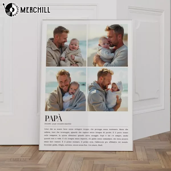 Personalized Father’s Day Poster Custom Print Gift for Dad