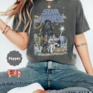 Retro Disney Star Wars Shirt Gifts for Star Wars Fans 2