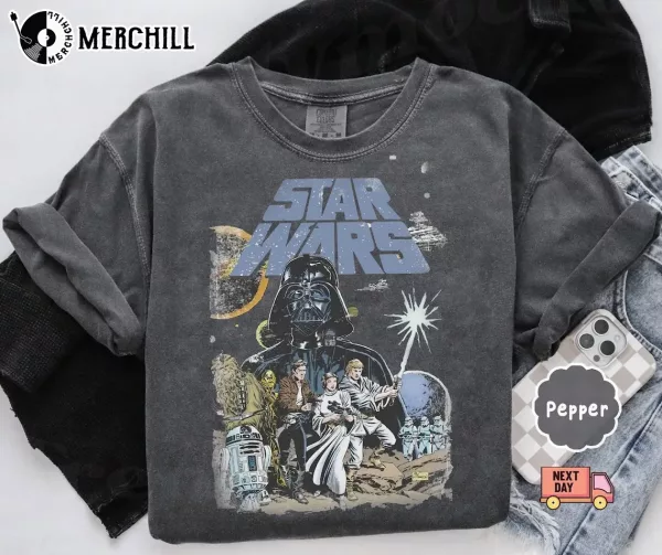 Retro Disney Star Wars Shirt Gifts for Star Wars Fans