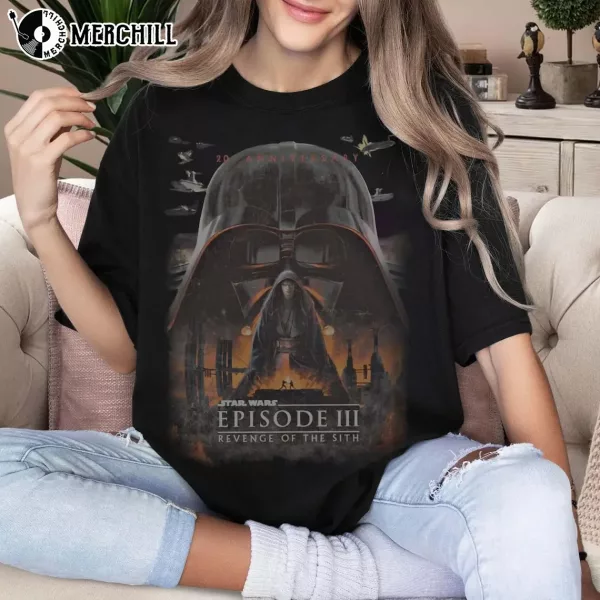 Retro Revenge Of the Sith 20th Starwars Shirt Star Wars Gift Ideas