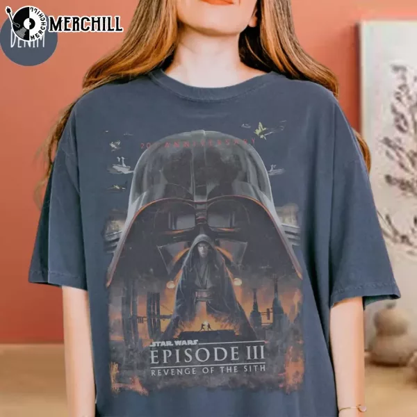 Retro Revenge Of the Sith 20th Starwars Shirt Star Wars Gift Ideas