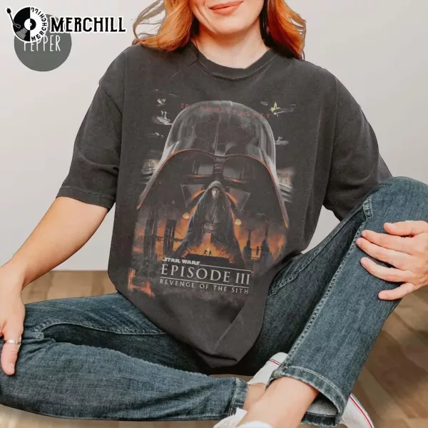 Retro Revenge Of the Sith 20th Starwars Shirt Star Wars Gift Ideas