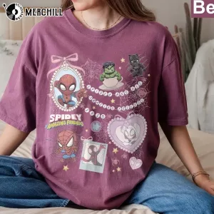 Retro Spidey And His Amazing Friends Shirt Unique Spiderman Gifts 3