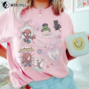 Retro Spidey And His Amazing Friends Shirt Unique Spiderman Gifts