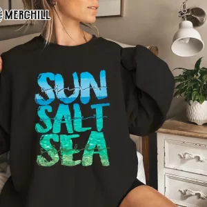 Retro Summer Sun Sand Salt Beach Cute Summer Shirts