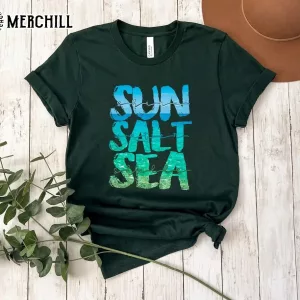 Retro Summer Sun Sand Salt Beach Cute Summer Shirts 3