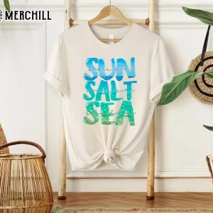 Retro Summer Sun Sand Salt Beach Cute Summer Shirts